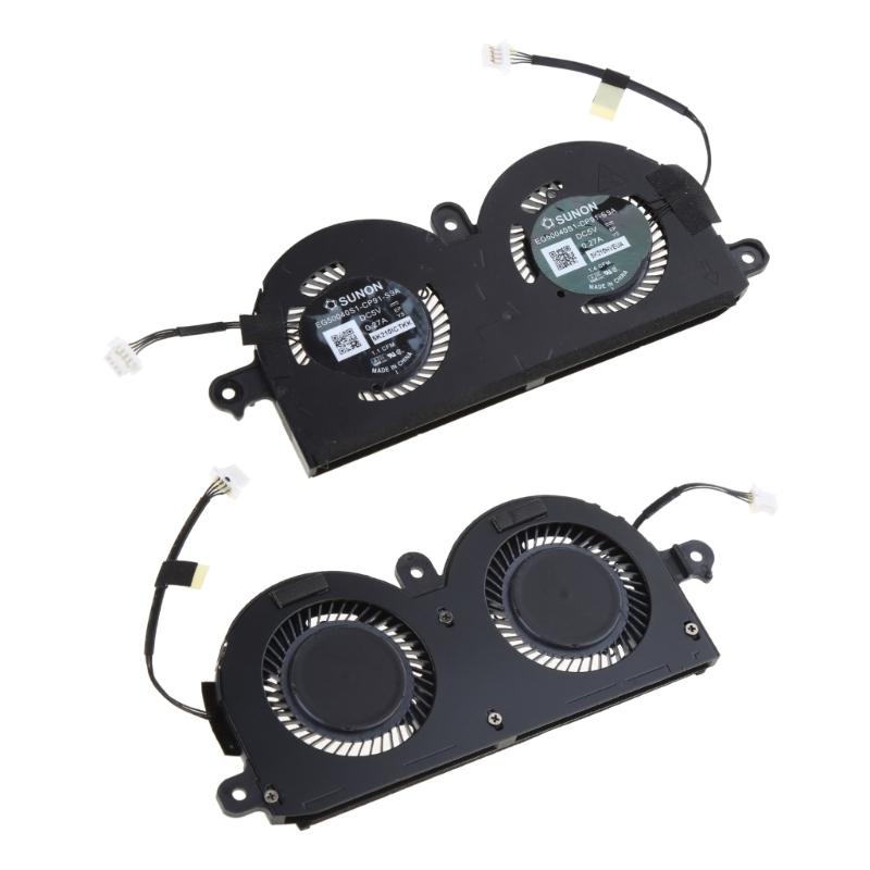 New Original Laptop CPU Cooling Fan For l PS 13 9370 9380 P82G DC5V 0.40A 4pin 4wires Laptop  Fan 980WH 0980WH
