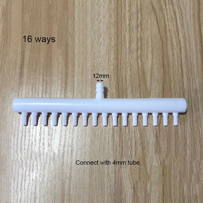 Aquarium Fish Tank Air Flow 4 6 8 10 Way Outlets Plastic Divider Oxygen Splitter Lever Valve Fr Pond Air Pump Connector