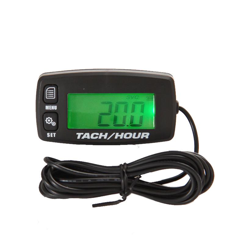 

Tachometer Motorcycle Meter Resettable Digital Tacho Hour Meter For Boats Marine ATV Snowmobile Generator Mower Jet Ski Pit Bike чёрный