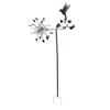 Windspiele Eisen Kolibri Metall Windmühle Windskulptur für Außen Rasen Hof Terrasse Garten