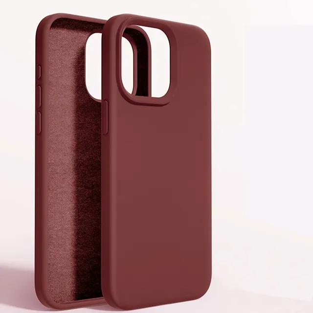 Luxury Silicone Shockproof Case For Apple iPhone15 14 13 12 11 Pro Max Phone Cases For 13 12 Mini X XS XR 6 7 8 14 15 Plus Cover