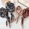 Fashion Retro Headscarf Cotton Hair Scarf Thin Neck Scarves Women Ribbon Headband Floral Print Bandana Head Scarf Autumn