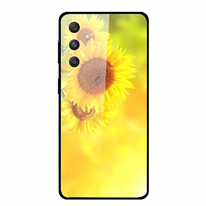 Tempered Glass Case For Samsung Galaxy S24 Plus Case Hard Glass Back Cover Soft Bumper For Samsung S24 Plus Phone Case S24Plus