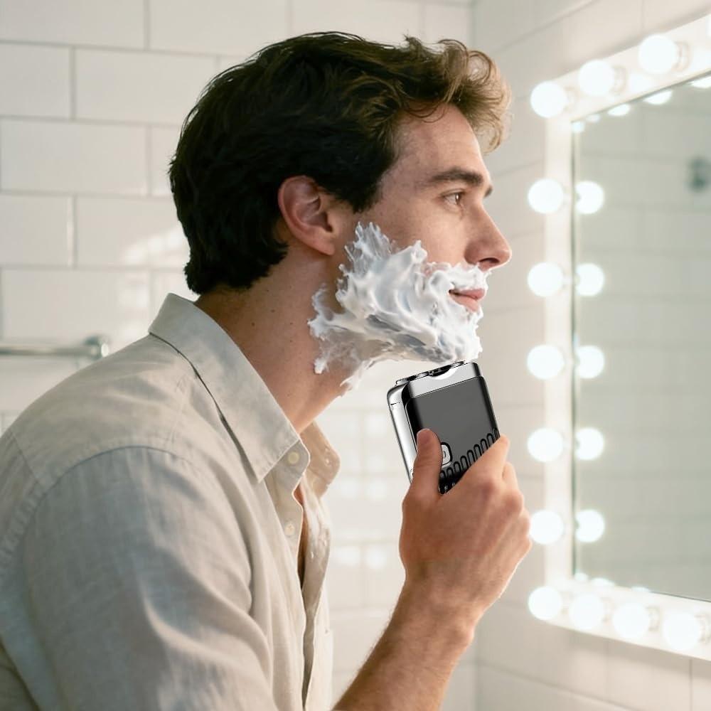 Rechargeable Electric Shaving Razor TYPE-C Rotating Shaver New Floating Shaver