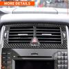 For Benz B Class W245 2005-2011 Real Carbon Fiber Sticker Air Conditioning Vent Panel Cover Car ide Decorative Accessories