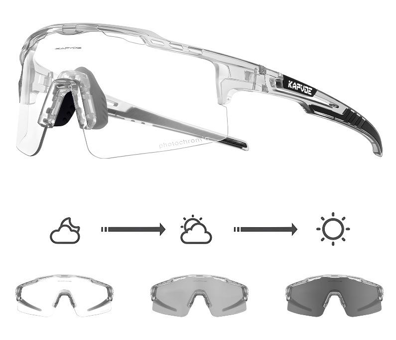 

Color-changing cycling glasses, cycling outdoor sports, men s and women s mountain bike windproof glasses