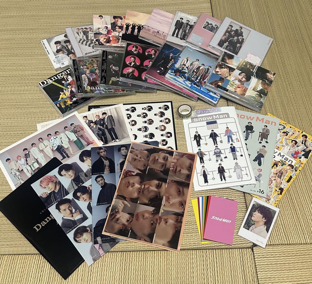 

[USED] Snow Man 14 singles, 1 album + bonus + 3 newsletters