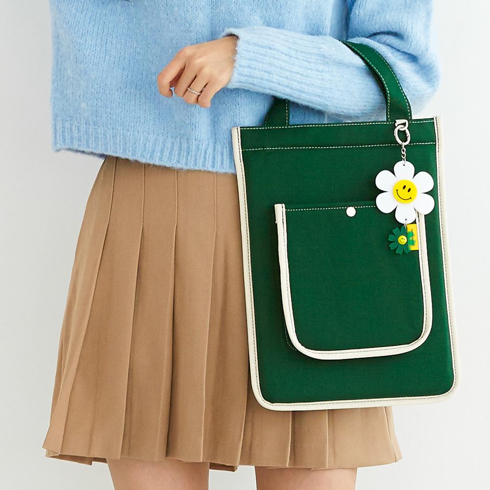 Funnymade Canvas Strap Tablet Ipad Bag 11/12.9 Inch 6 Colors