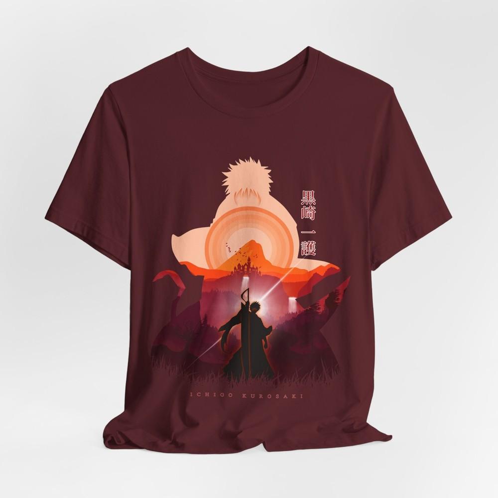 Bleach Anime Tee, Ichigo Kurosaki Shirt, Japanese Unisexga Graphic Top, Unisex XL