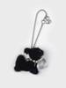 Eireve Wild Baby Lamb Bag Charm Keyring (Black)