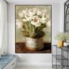 Vintage Botanical Plant Canvas Painting Retro Flower Art Abstract Wall Art Nordic Prints European Pastoral Home Room Decoration