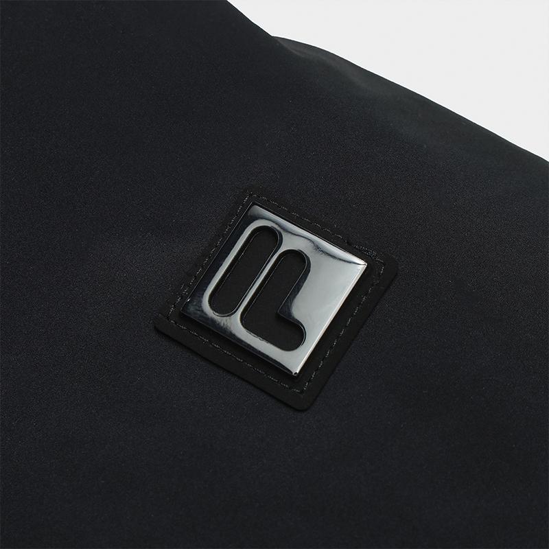 Fila Golf Series Classic Versatile Lightweight Warm Soft Stretch Stand Collar Down Jacket Men Outerwear A11M545928FBK