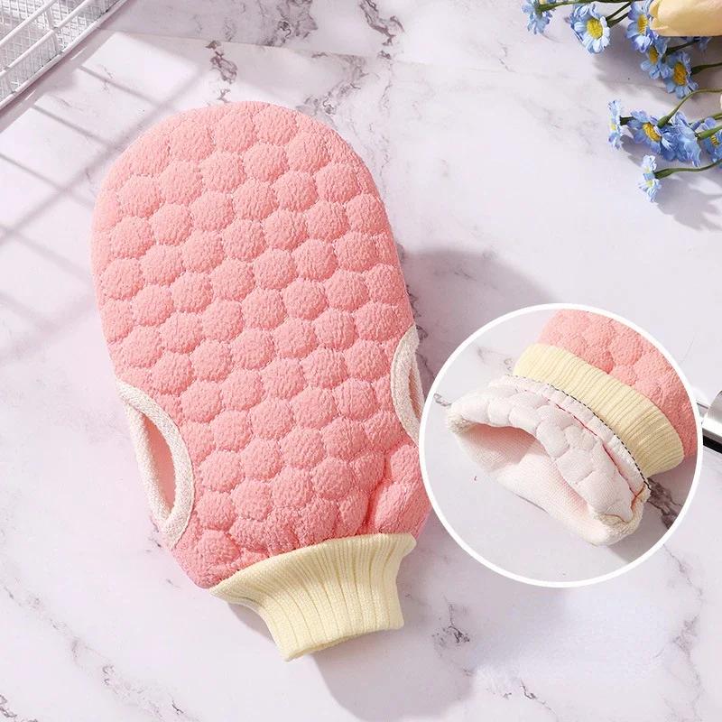 

Rubbing Towel Bathing Gloves Double-sided Soft Skin Friendly Multifunctional Rubbing Towel Back Cleaning Stain Removal Honeycomb