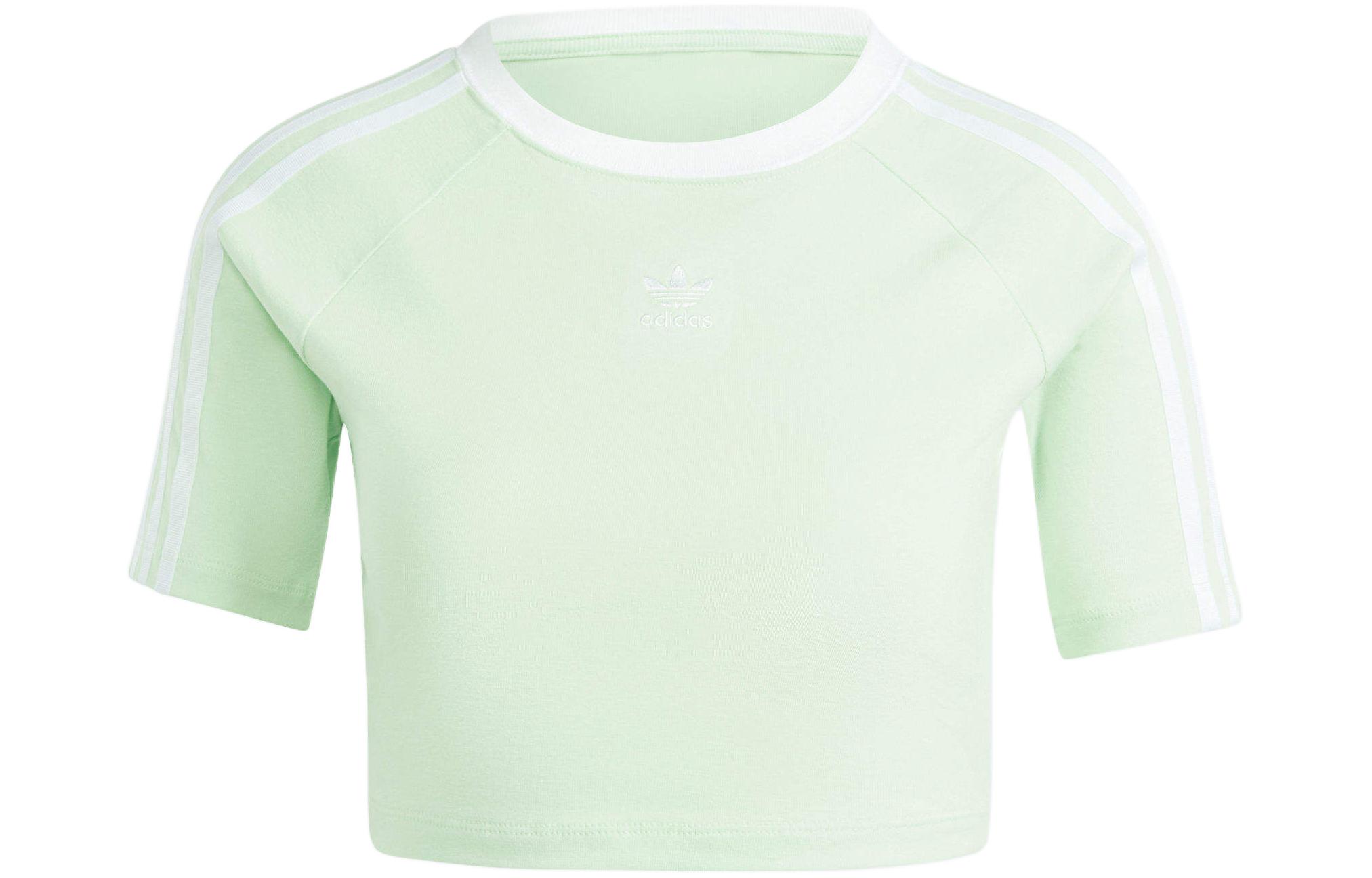 Adidas Originals Raglan Sleeve T Shirt Women s Green IP0659 S