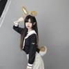 Handmade Plush Detachable Bunny Ears Tail Set Kawaii Cosplay Costume Accessory Sweet Animal Ear Kit