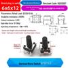 4-Pin Vertical Micro Touch Button Switch for Induction Cooker, 6x6x5mm SMD