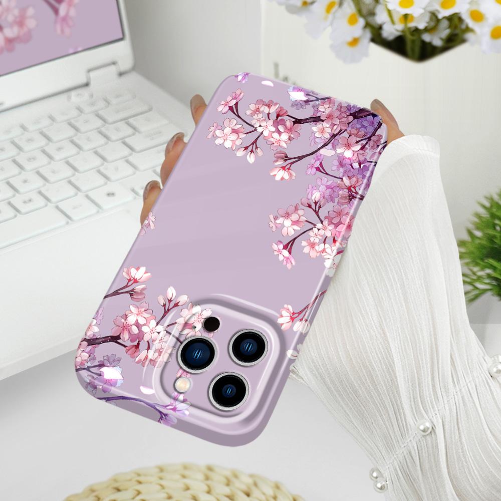Flower Ripples Phone Case For iPhone 13 12 11 7 8 6 6S Plus Pro Max Mini X XS XR SE 2020 2022 Film Hard Cover