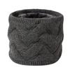 Winter velvet warm scarf versatile knitted scarf outdoor skiing cold neck cover couple