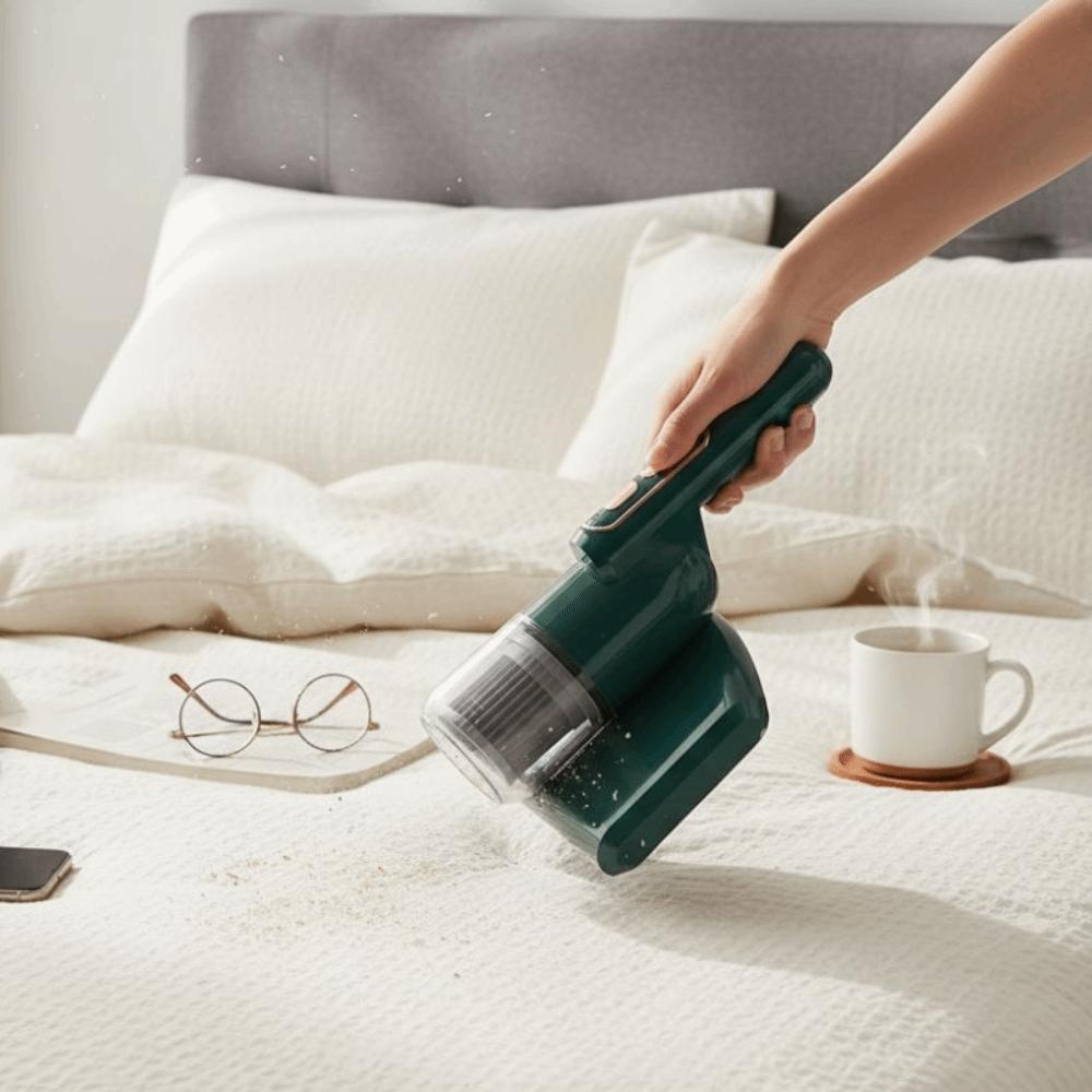 HEPA Filtration Wireless Mite Remover Detachable Vacuum Cleaner Portable Handheld Vacuum  Home