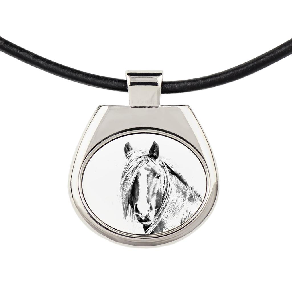 Canadian Horse – Horse necklace, personalized pendant with a photo | Art-Dog