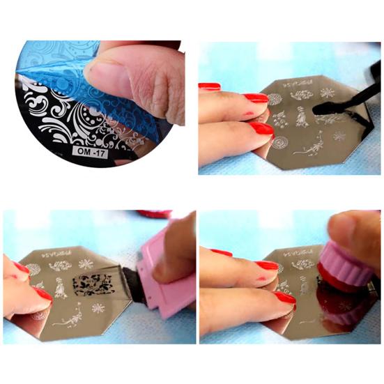 Flower Butterfly Nail Art Stamp Template Image Plate Manicure Accessory