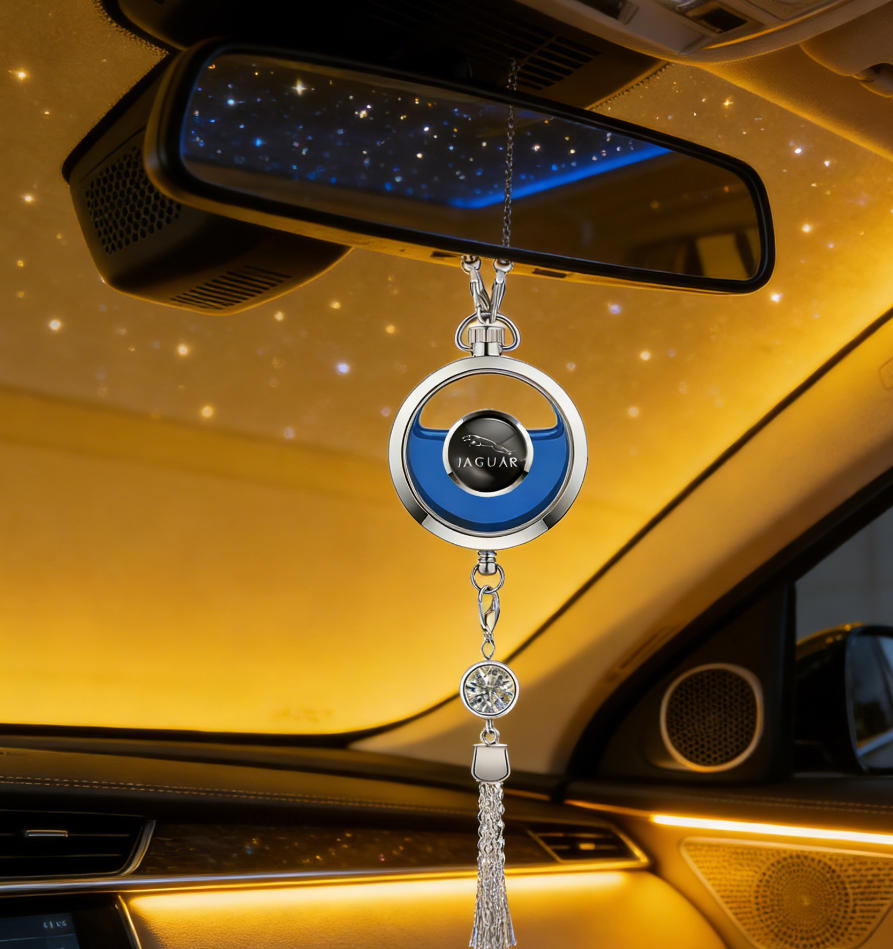 Car Diamond Perfume Pendant For Jaguar XE XF XJ F-Type F-Pace XKR XEL Interior Hanging Pendant Fragrance Accessories NN70