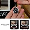 MYPAWLETS Dog/Cat Collar Memorial Frame with Paw Print Charm,Pet Loss Sympathy Gift,Pets Memorial Gift for Loss of Dog,Forever Loved Pet Keepsake