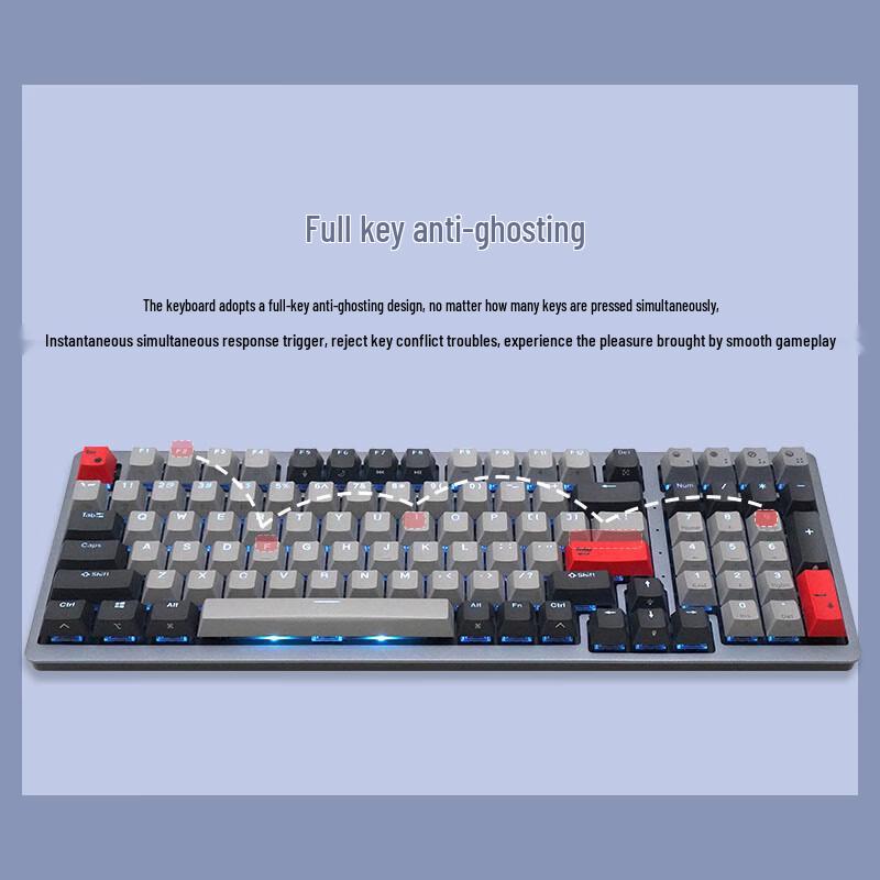 Double Shell M96P Tri-Mode Silent Mechanical Keyboard