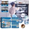 Clean And Clear Dishwasher Tablets 12PCS Dishwasher Cleaner Tablets Removal Of Odors Cleaner Clean Dish Washer Tablets Deep