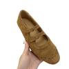 Retro brown square head Mary Jane shoes ballet shoes women's 2025 new Korean version French light mouth single shoes women's shoes