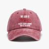 My Job Is Top Secret Even I Dont Know What Im Doing Baseball Cap Fashion Vintage Washed Denim Hat Unisex Adjustable Dad Hats