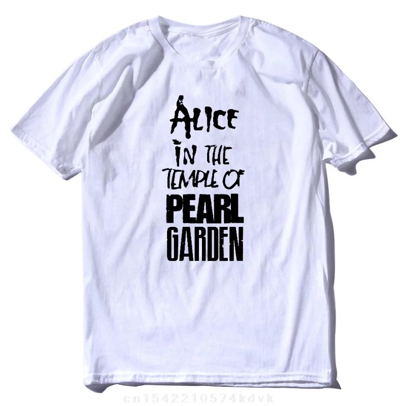 Alice In Chains T-Shirt T-Shirt Alice Im Tempel des Pearl Garden Herrenmode T-Shirt Sommer Herren T-Shirts Bedrucktes T-Shirt