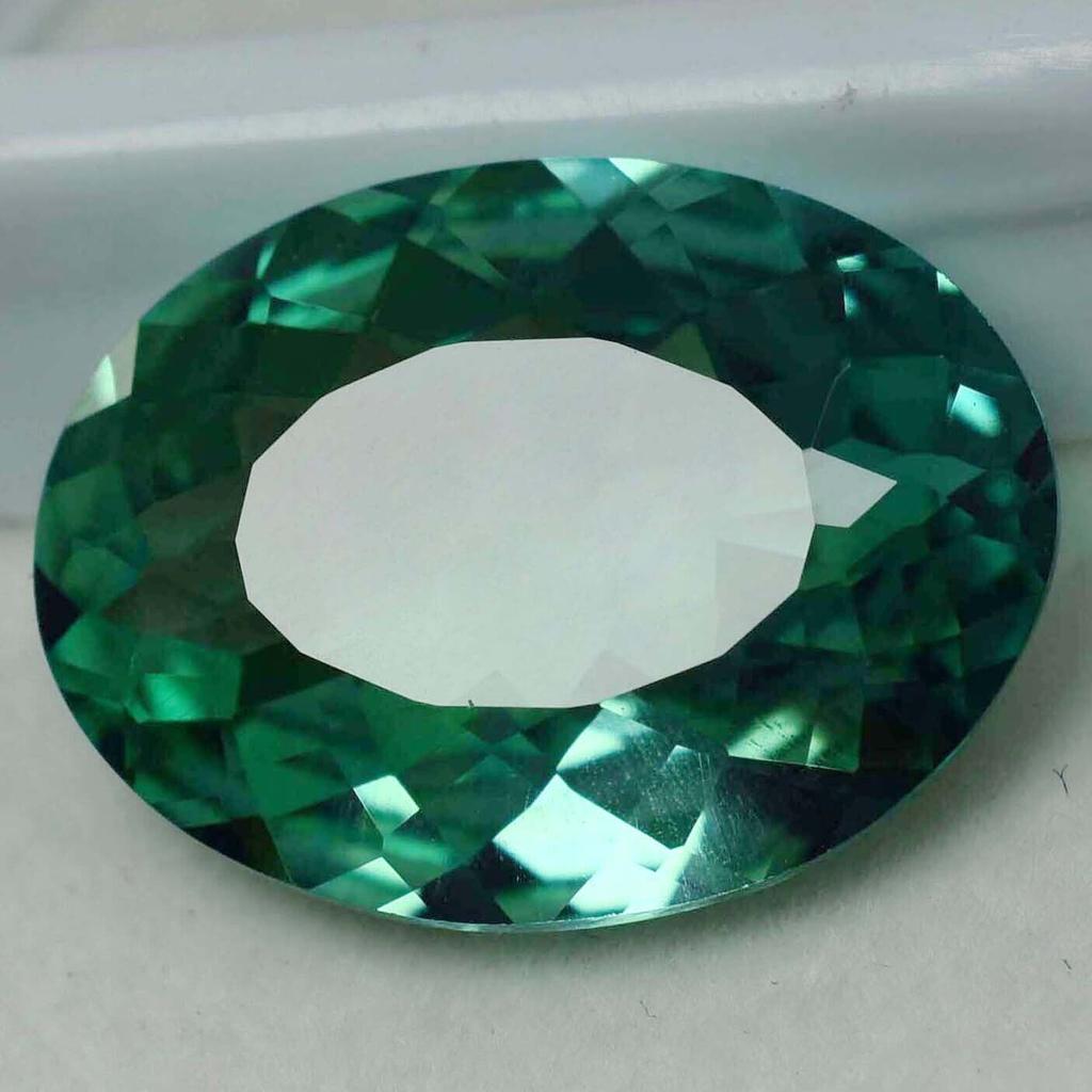 16.90 Ct Natural Bluish Green Grandidierite Oval Stunning Certified Gemstone