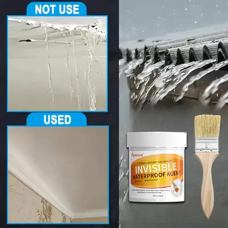 Farienne 100ml Kristalheldere Waterdichte Vloeibare Rubber Coating Hoge Viscositeit Naadloze Lekafdichting Auto Interieur Dak Goot Reparatie