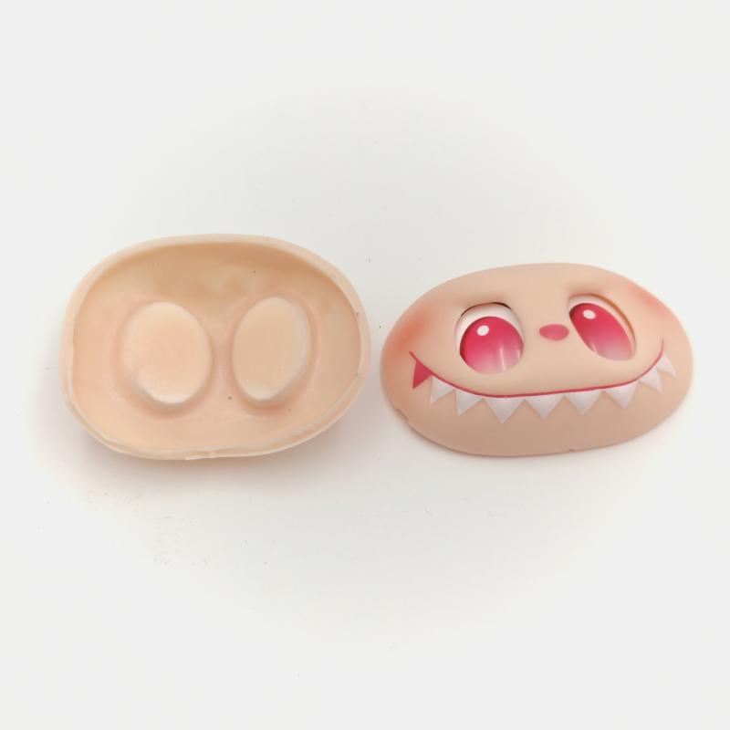 1 Set Diy Handmade Switching Emotions Labubu 3Rd Big Into Energy Vinyl Face Hand Foot Dolls Facial Accessories
