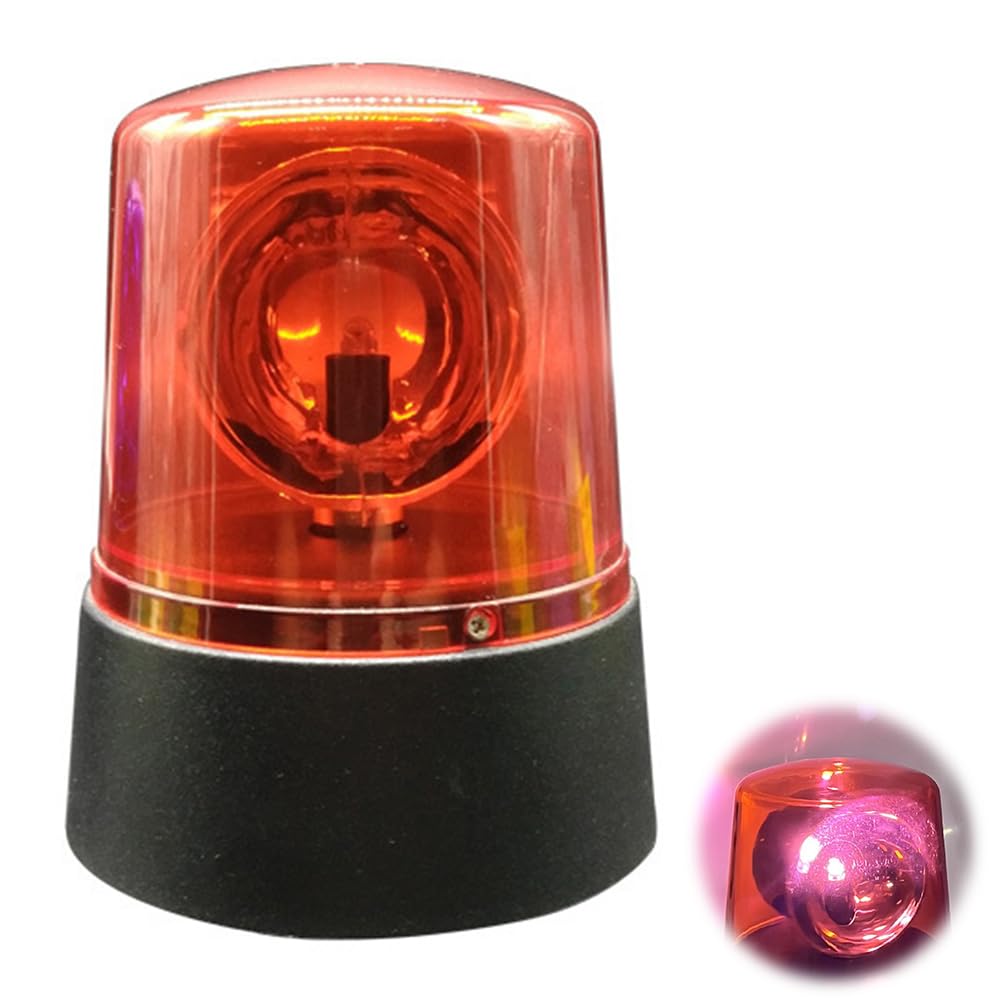 

LED Warning Rotating Emergency Light for Guidance and Suitable for Work Fire and Construction and Public Places Battery-powered Light, Beacon,