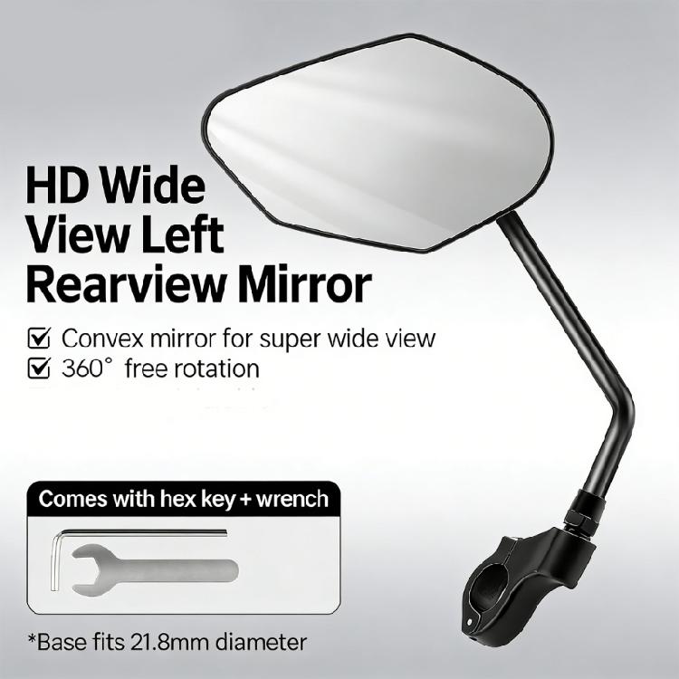 360 Degree Adjustable Rotatable Handlebar Mounted Mirror Handlebar Bicycles Mirror, Bicycles Cycling Rear View Mirror