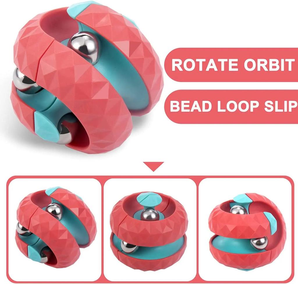 Decompression Toy Children Orbit Ball Cube Anti Stress Sensory Toys Fidget Toys for Kids Spinner Gifts for Kids Focus Training
