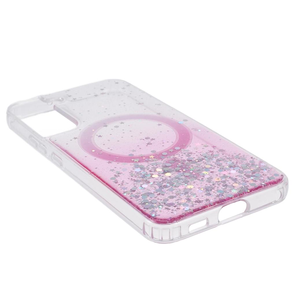 JTW Series Třpytivé Epoxidové TPU+Akrylové Pouzdro na Telefon pro Samsung Galaxy S22 5G Pouzdro Kompatibilní s MagSafe