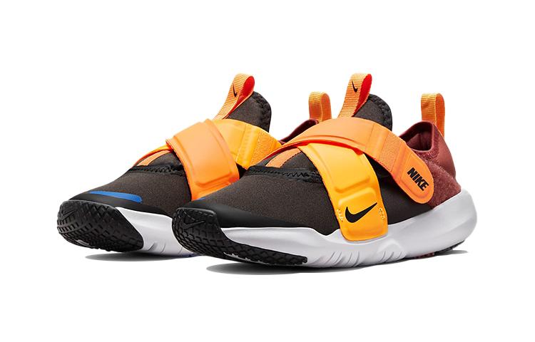 Nike Flex Advance Low top Running Shoes Black Orange Children Aged 3 7 Years Old CZ0186-200