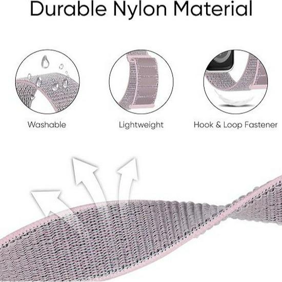 Compatible Double-Loop Nylon Watch Band for Apple Watch (iWatch987)