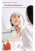 Double-Sided Telescopic Wall-Mounted Magnifying Makeup Mirror, No-Drill Installation