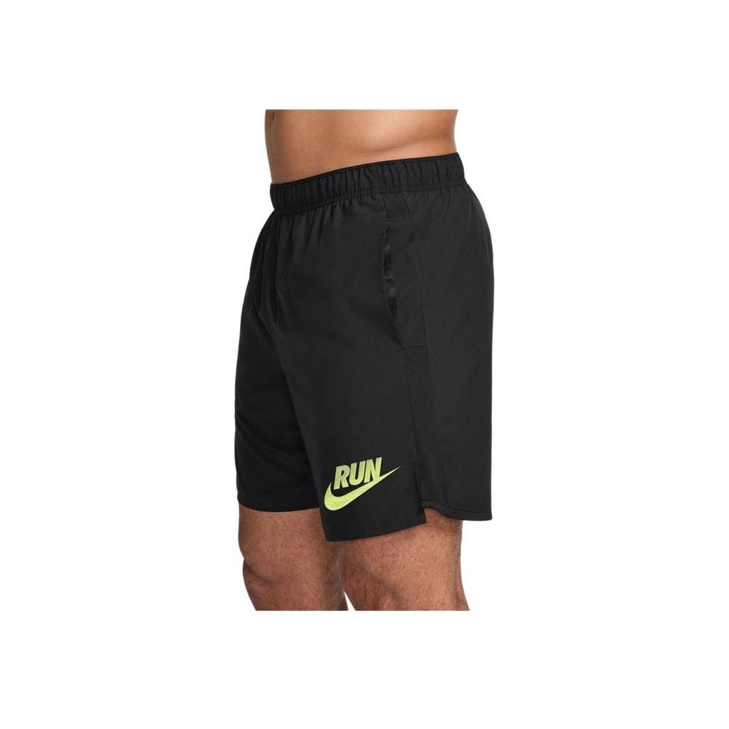 Nike FW24 AS M NK Run Energy Series Comfortable Versatile Fashion Casual Sports Shorts Men shorts Black Light-Green HJ3567-010