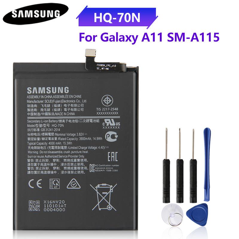 

Original Replacement Battery For Samsung Galaxy A11 A115 SM-A115 HQ-70N 4000mAh