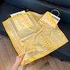 New 71 * 71cm Korean version small square scarf women's silk scarf spring and summer thin sunscreen scarf neck protection tied bag headband scarf