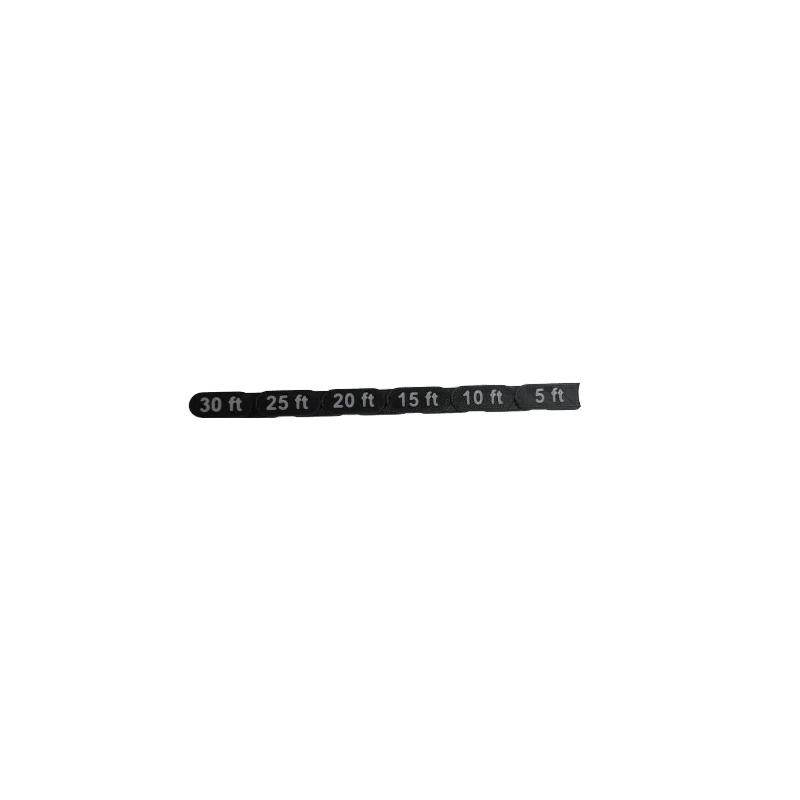 Flexible Chain Measuring Gauge for DND, Pathfinder & Wargaming Board Games Compatible Tool for Measuring Curves & Corners