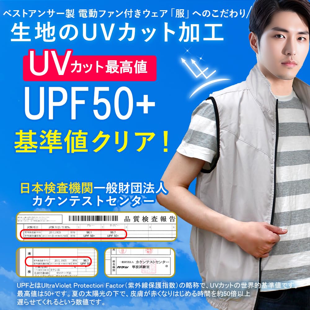Best Answer Latest Full Work Vest with Electric Size Day Large Summer UV Heatstroke Outdoor Unisex [2025 Set] Air-Conditioned Fan, Fan,