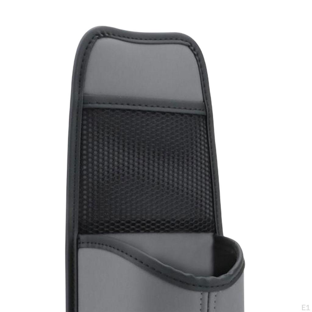 Storage Bag, Side Organizer, Large Capacity Cell Phones Cup Holder with Mesh Pocket for Truck