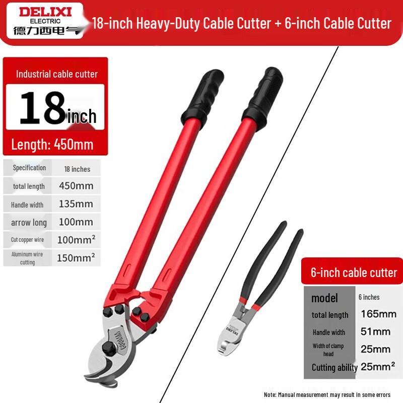 DELIXI ELECTRIC Heavy Duty Curved Blade Cable Cutter
