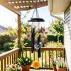 Chicken Wind Chime for Outside Rustic Metal Rooster Sunflower Wind Chime for Garden Patio Porch Lawn Yard Decor Gifts for Women Men Mother